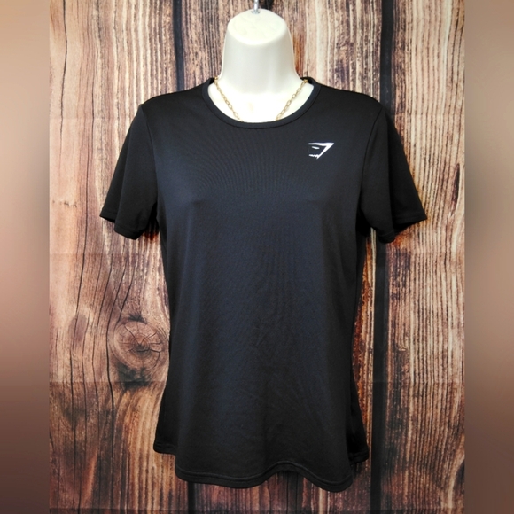 Gymshark Black Workout Womens Top Size Xs - Picture 1 of 6